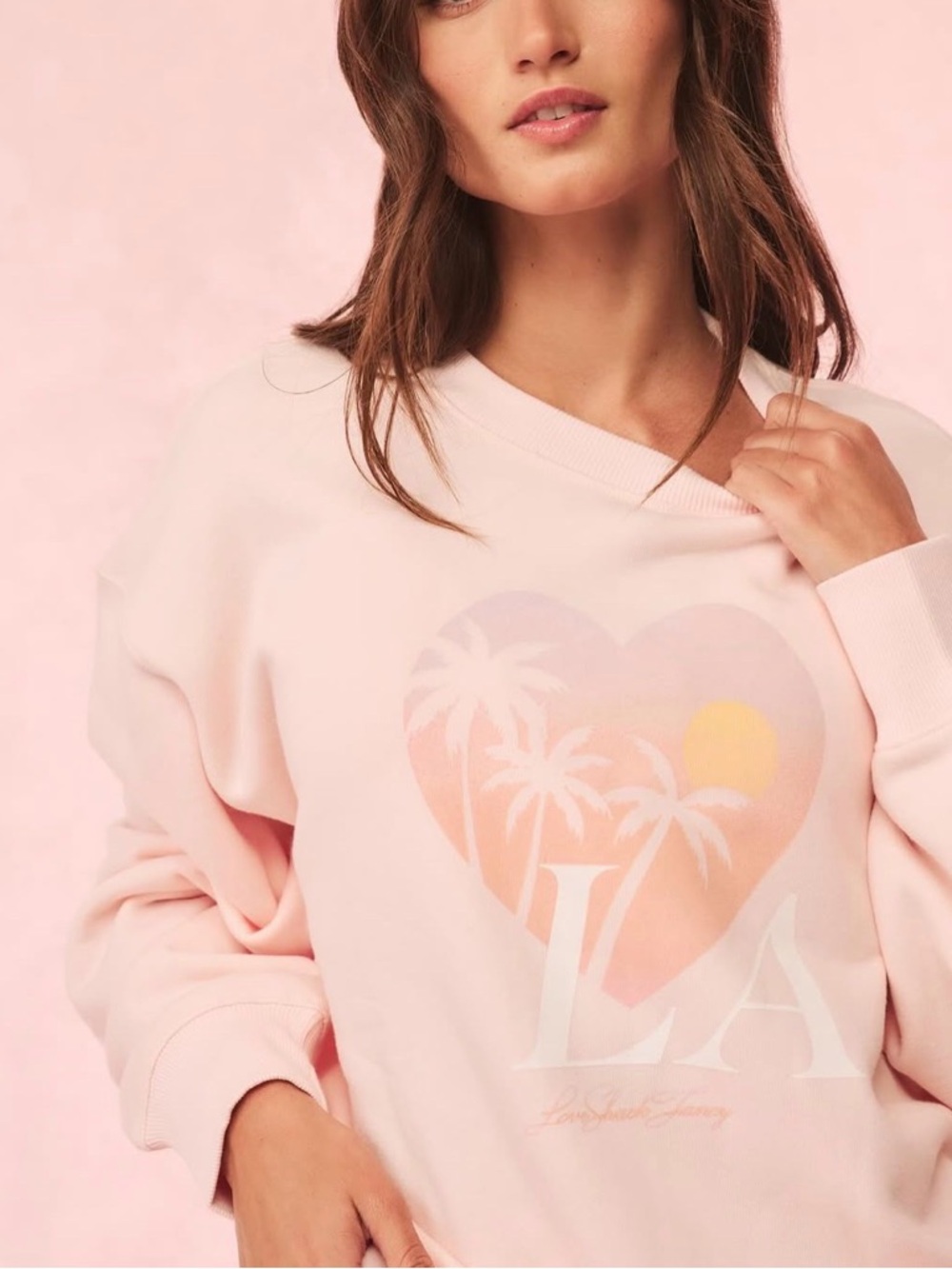 LoveShackFancy Leila Pullover Sweatshirt
